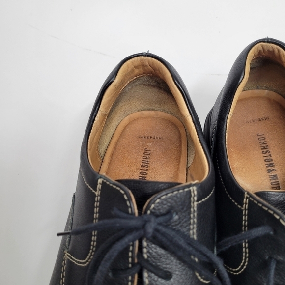 Johnston & Murphy‎ Oxfords Shuler Black Bicycle Toe Sz 10 1/2M - Picture 11 of 17